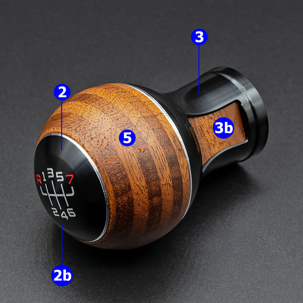 GT2-M Mahogany shift knob